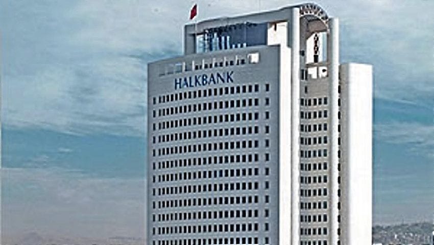 Een filiaal van de Turkse Halkbank