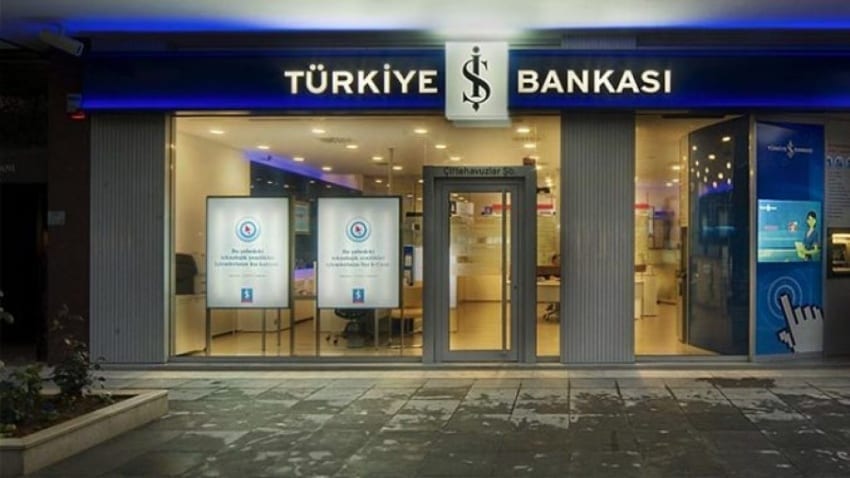 أحد فروع ايش بنك التركي 