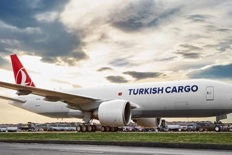 Fracht der türkischen Fluggesellschaft