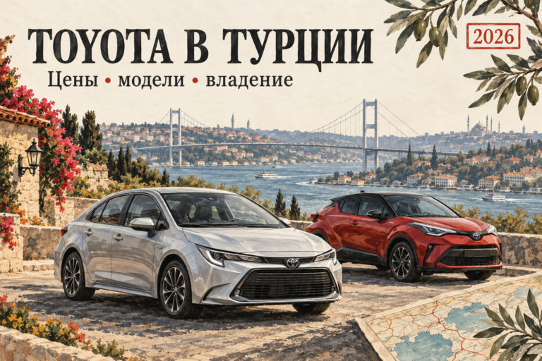 Toyota в Турции: цены, модели и расходы на владение