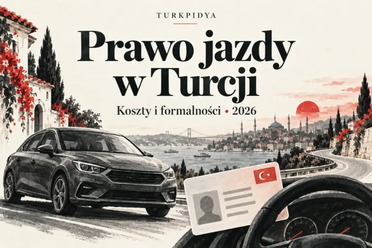 Prawo jazdy w Turcji: koszty i formalności w 2026 roku