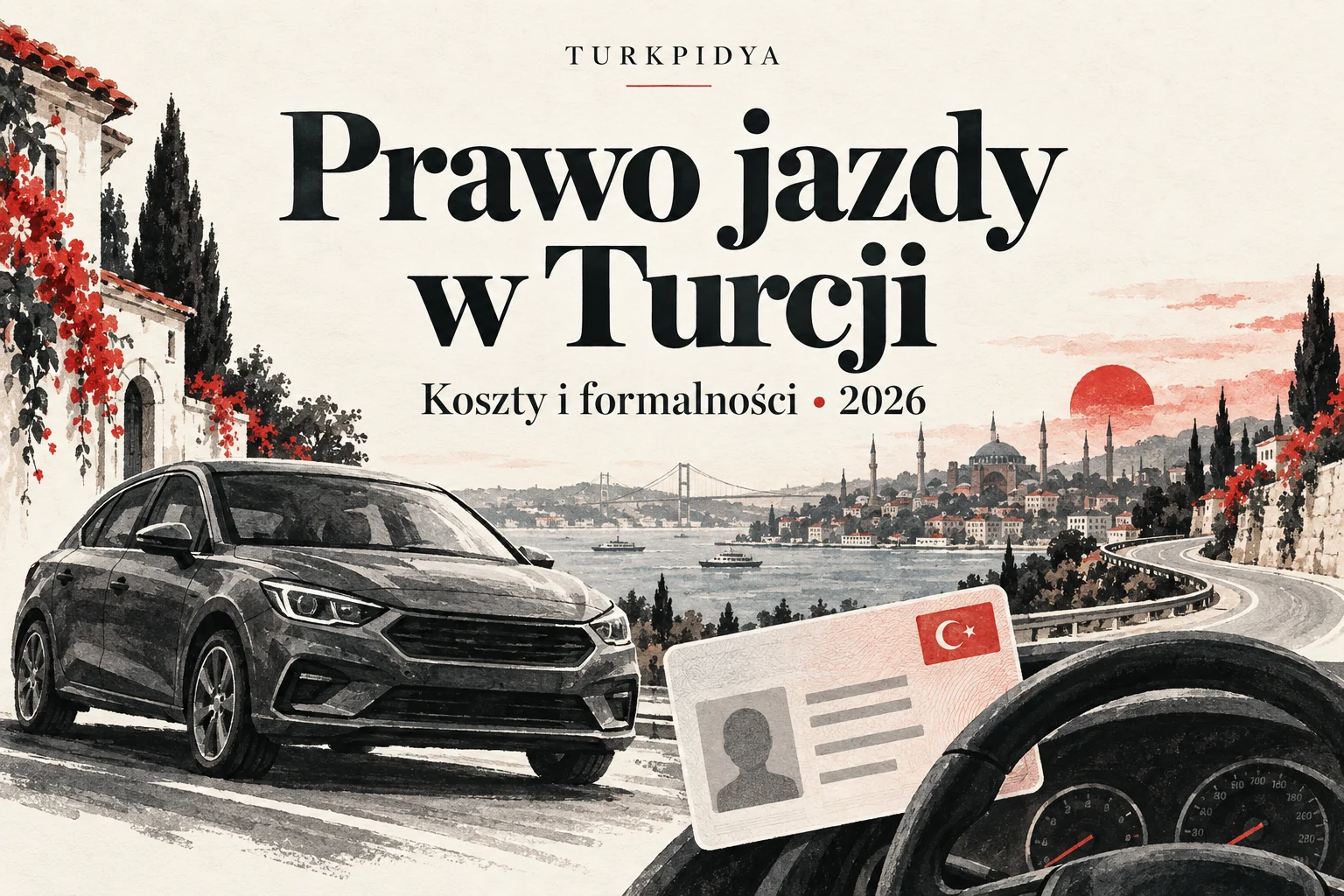 Prawo jazdy w Turcji: koszty i formalności w 2026 roku