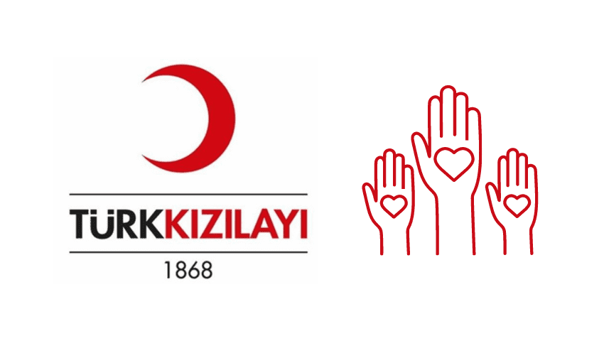 Doação na Turquia a sociedade do crescente vermelho