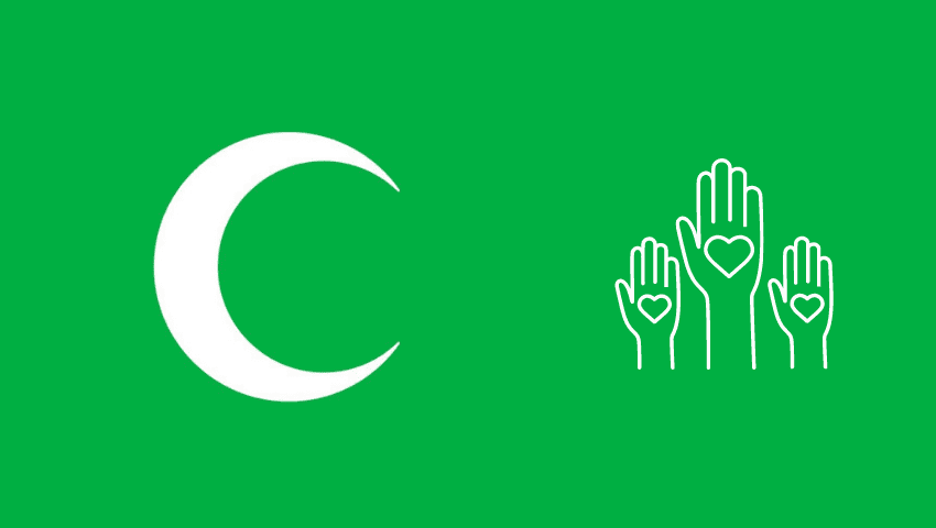 Doação na Turquia o checscent verde