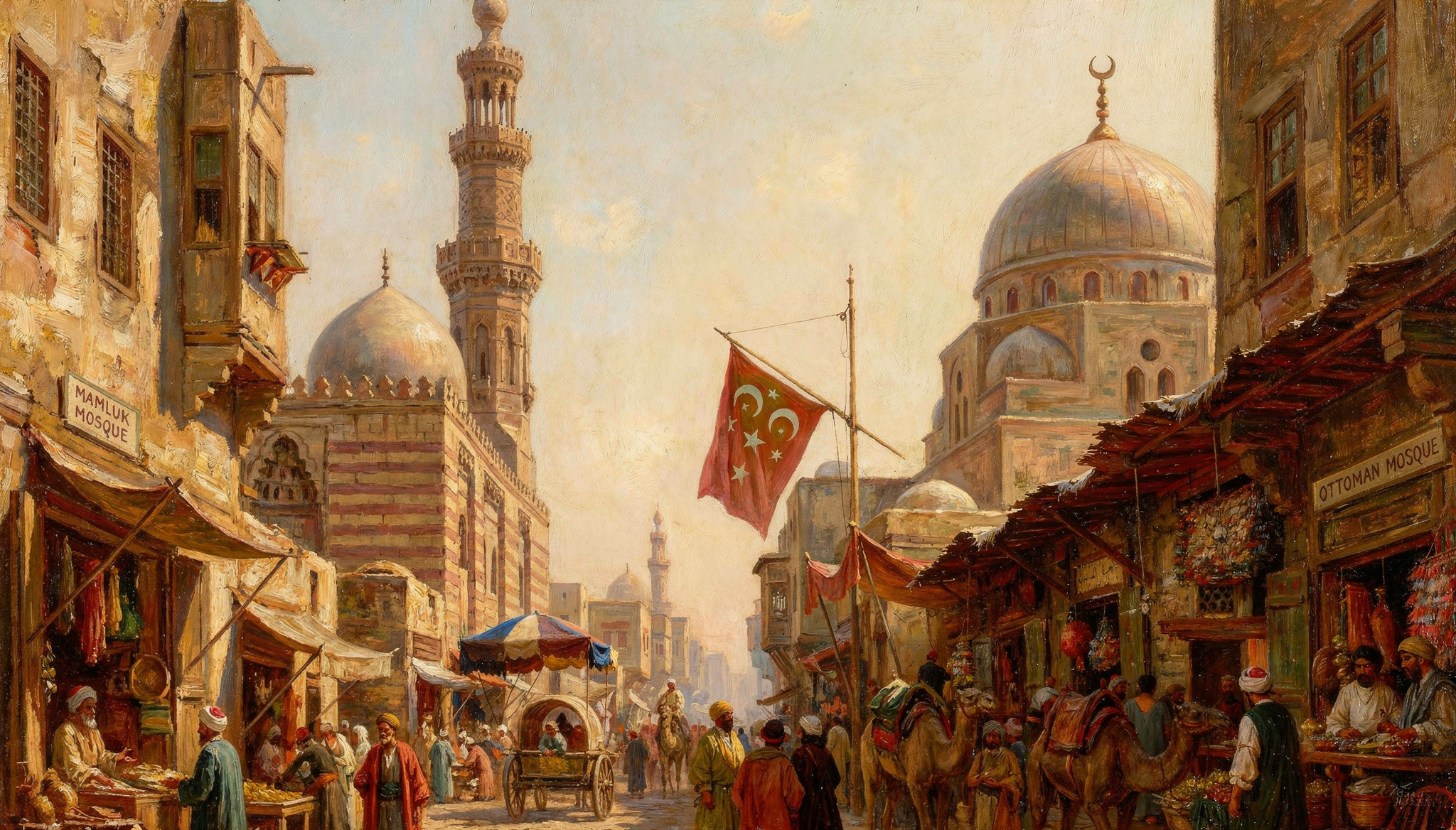 Osmanisches Ägypten historische Darstellung