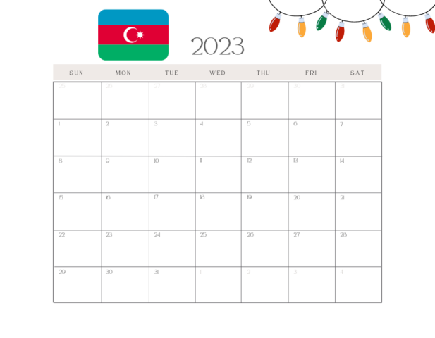 нерабочие дни в азербайджане ноябрь 2023