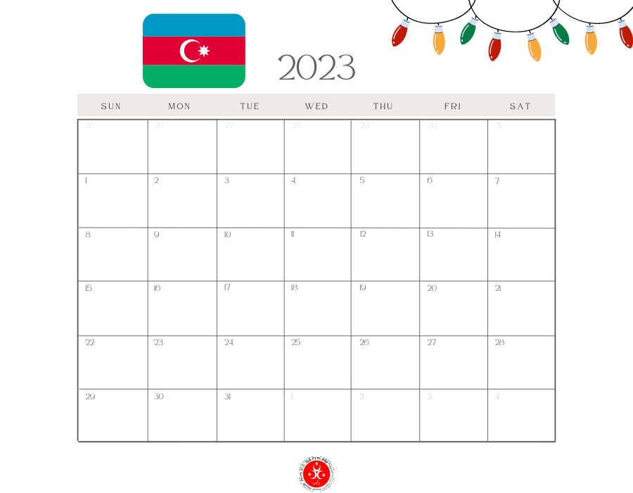 Državni praznici u Azerbajdžanu 2023