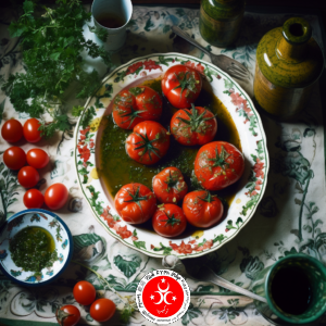 Turkish-tomatoes-in-a-plate