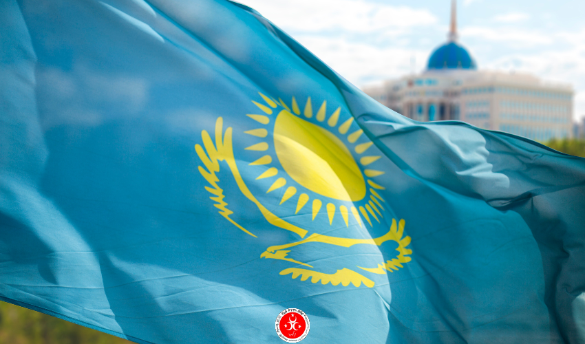 Kazahsztán zászlaja
