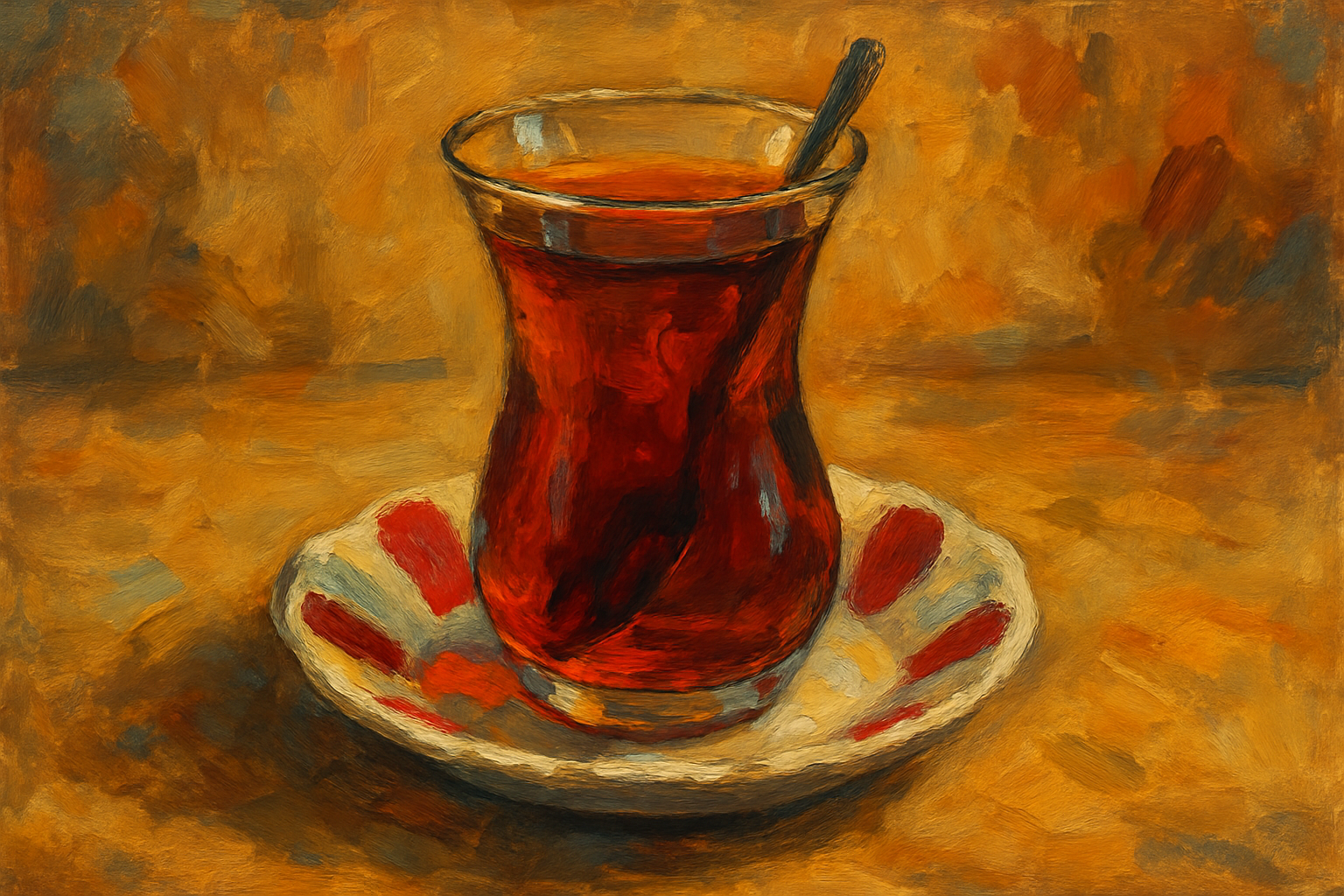 Turkish Tea Painting0