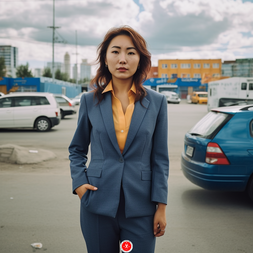 kazah nő