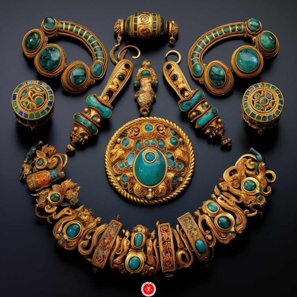 biżuteria z kazachstanu