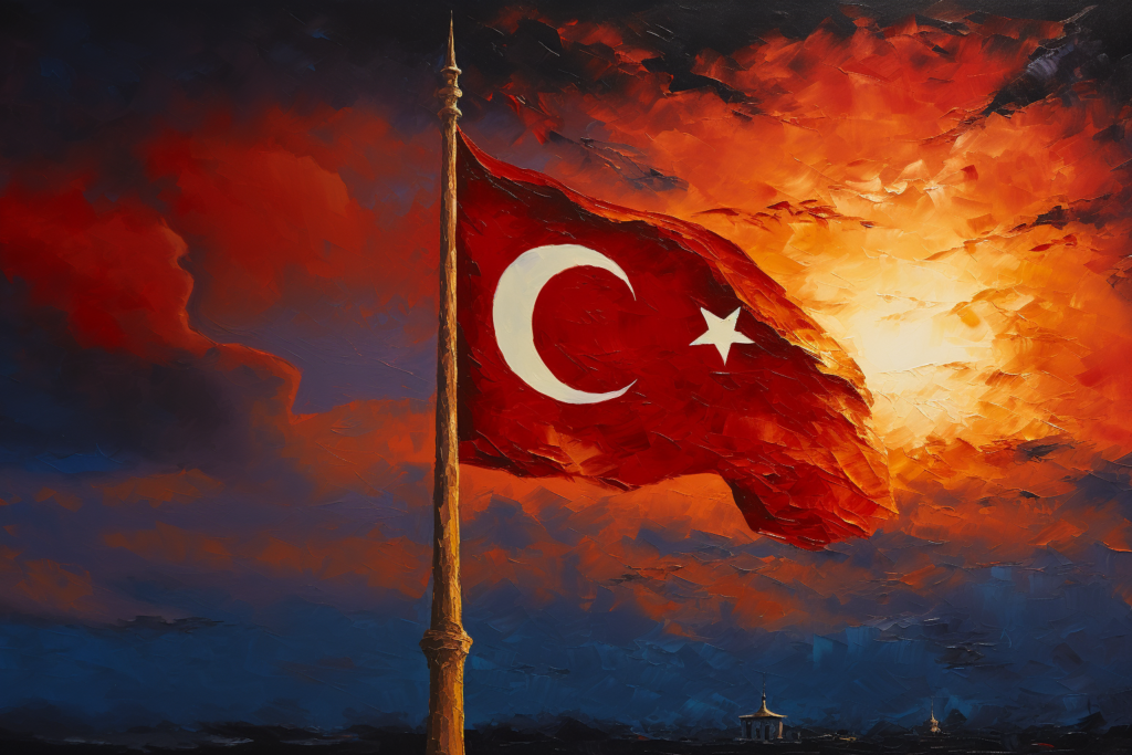 Turkish flag Turkpidya