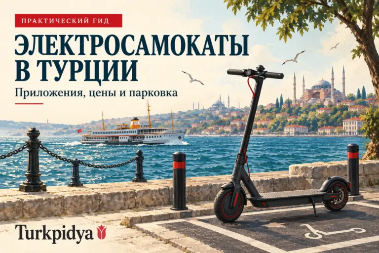 Электросамокаты в Турции: приложения, цены и парковка