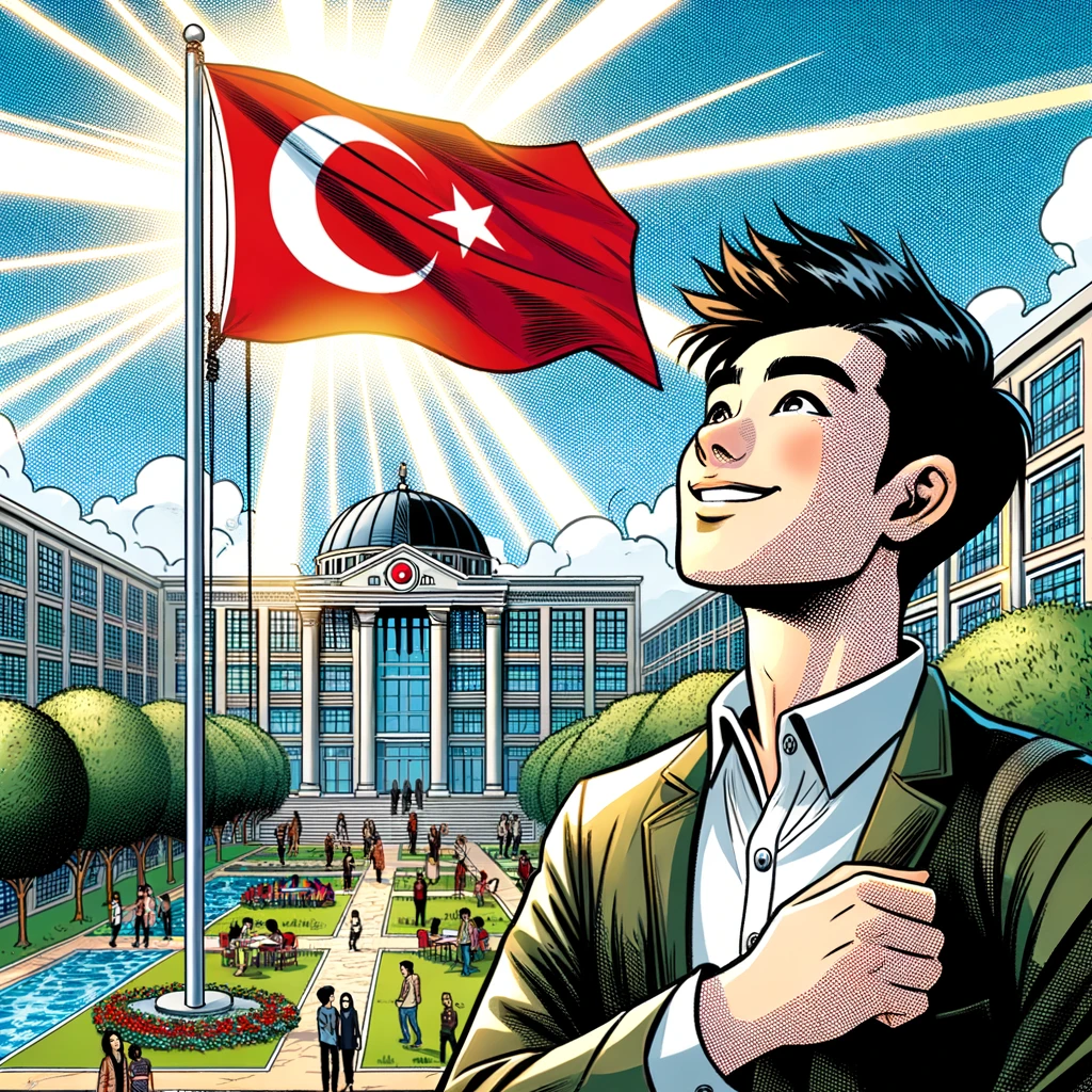 Asian Student Studying in Turkey