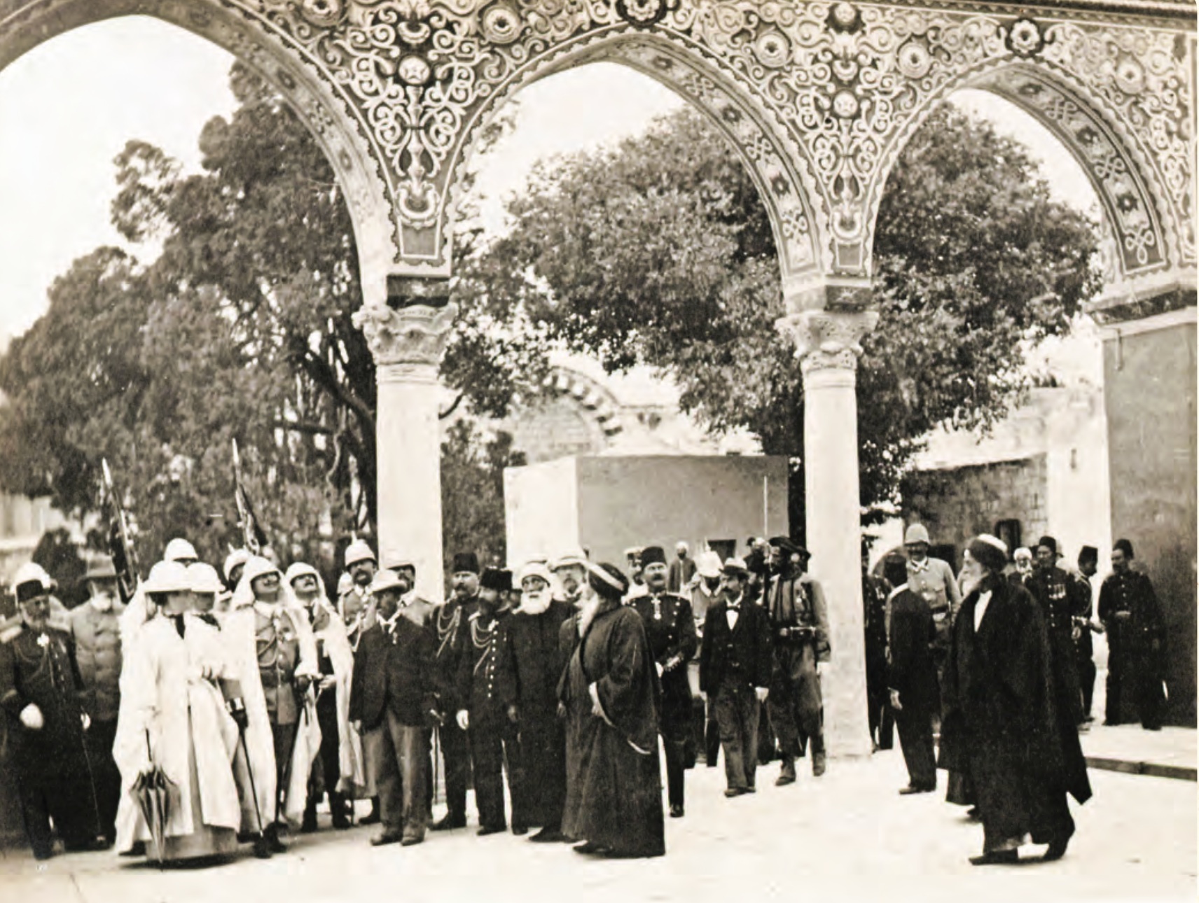German Emperor Wilhelm II Visiting Jerusalem 1