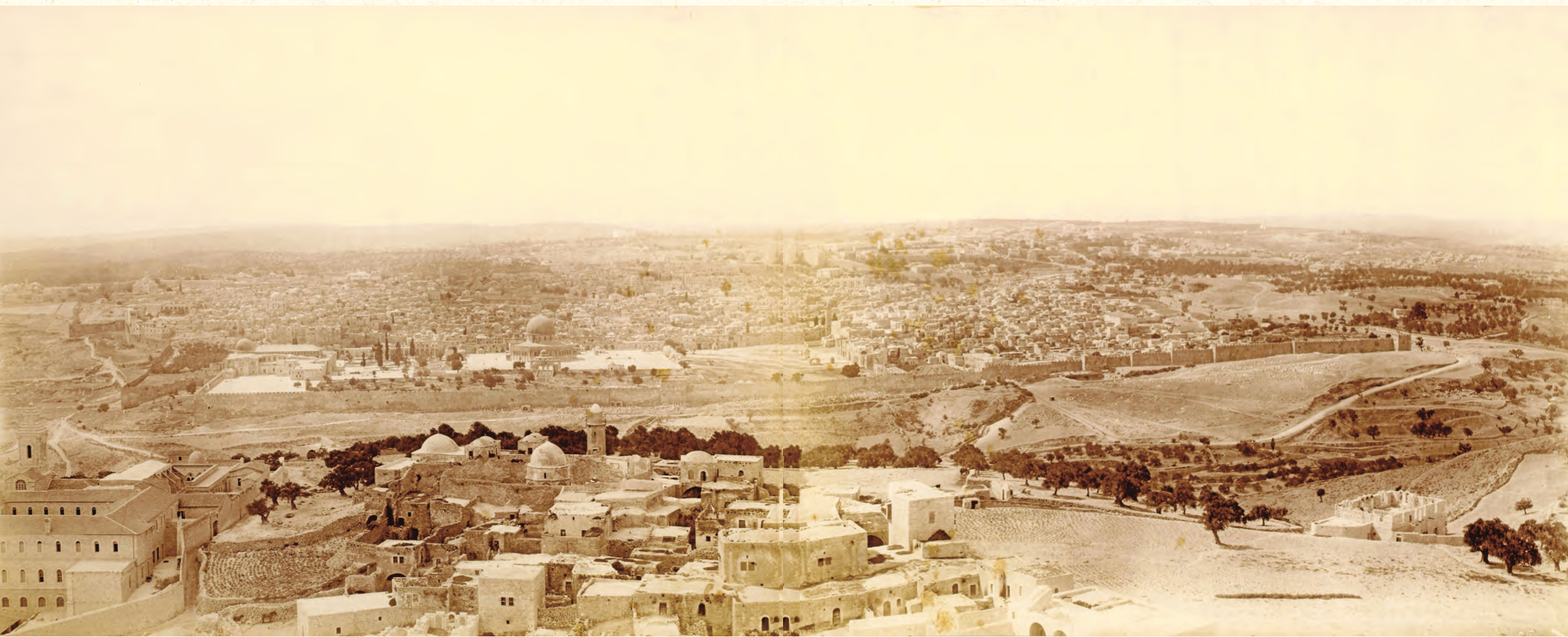 Blick auf die Stadt Jerusalem