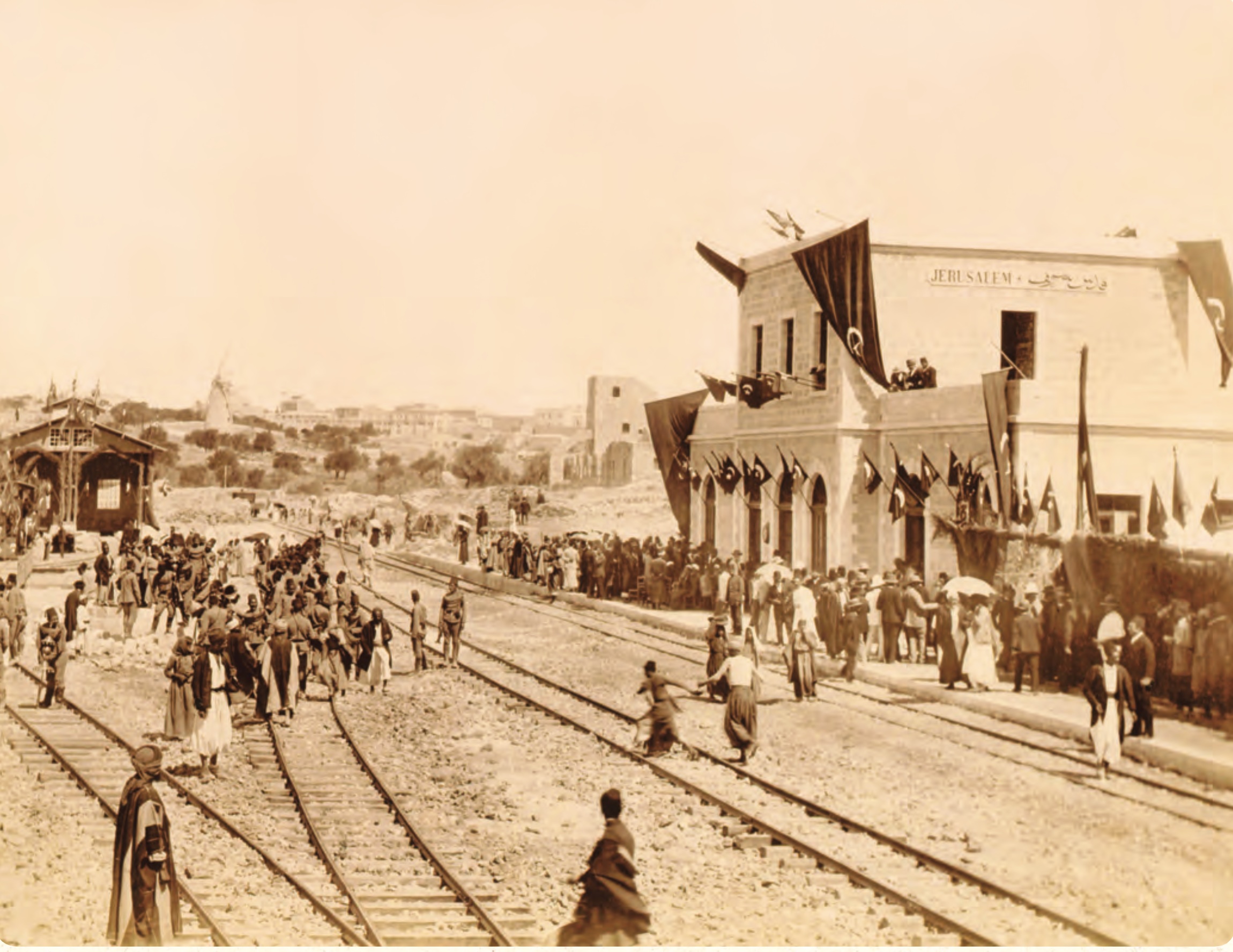 Osmanischer Bahnhof in Jerusalem