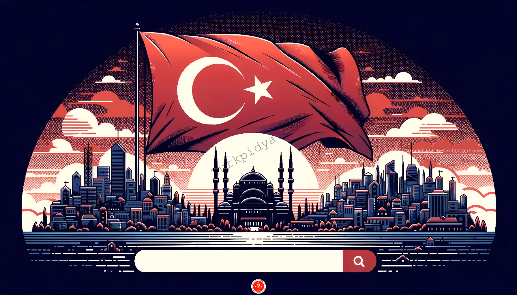 Пример формата турецкого адреса на конверте