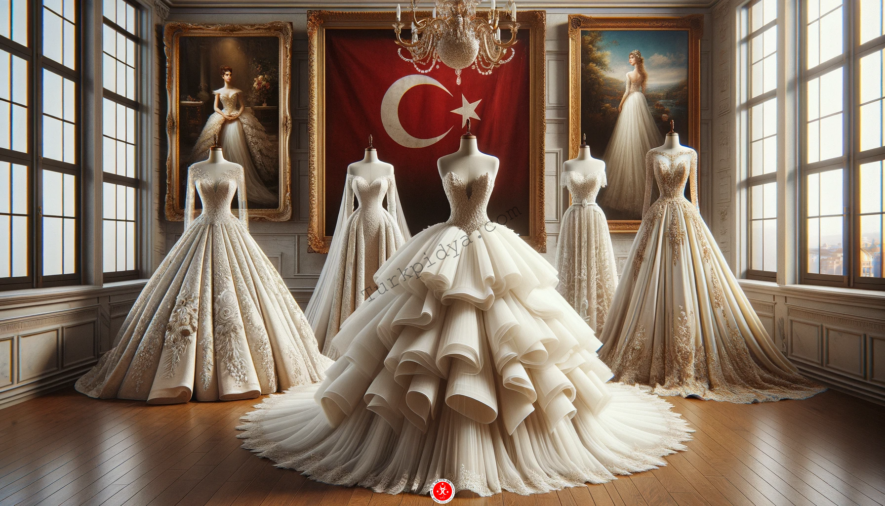 Turecké svatební šaty