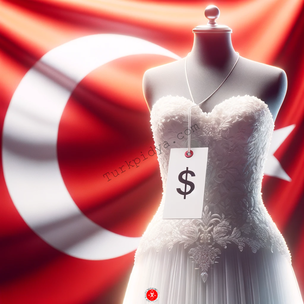 Preços de vestidos de noiva na Turquia