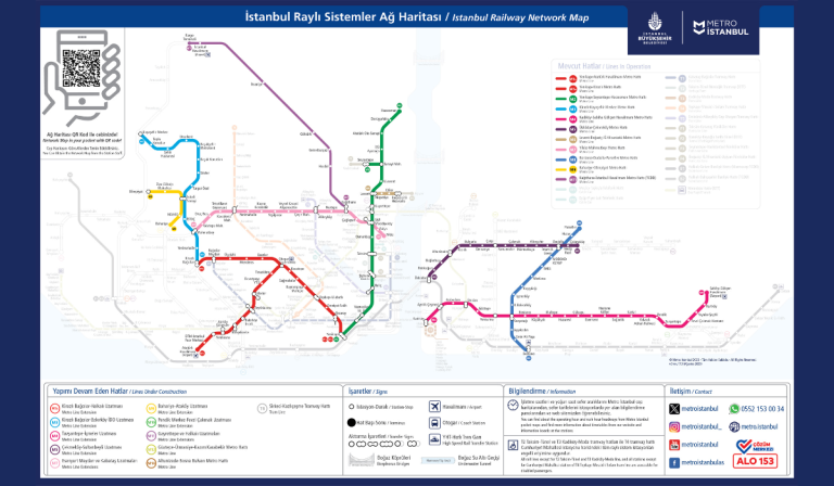متروی استانبول: راهنمای کامل ۲۰۲۶، نقشه و قیمت بلیط