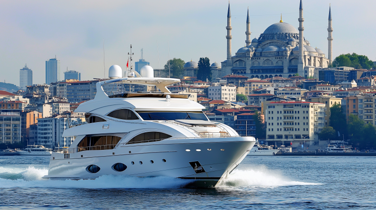 Los 4 mejores lugares para alquilar un yate en Estambul | Precios en $ ₺