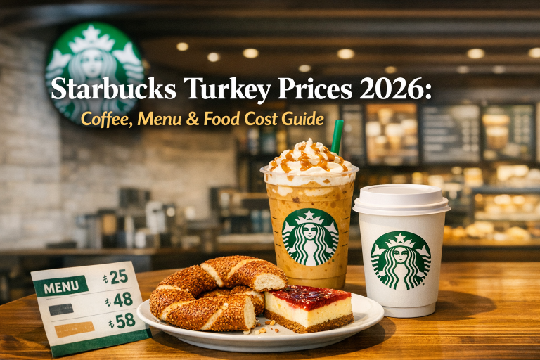 Starbucks Turkey Prices 2026: Coffee, Menu & Food Cost Guide