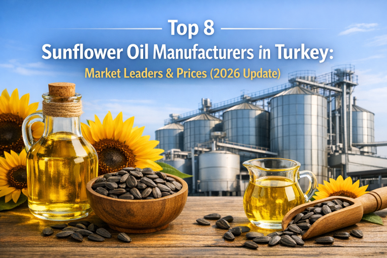 Top 8 Sunflower Oil Manufacturers in Turkey: Market Leaders & Prices (2026 Update)