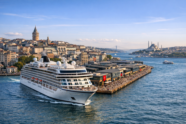 קרוז לאיסטנבול 2026: 9 האוניות המומלצות ומדריך נמל גלאטאפורט