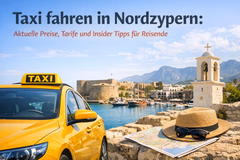 Taxi fahren in Nordzypern: Aktuelle Preise, Tarife und Insider Tipps für Reisende