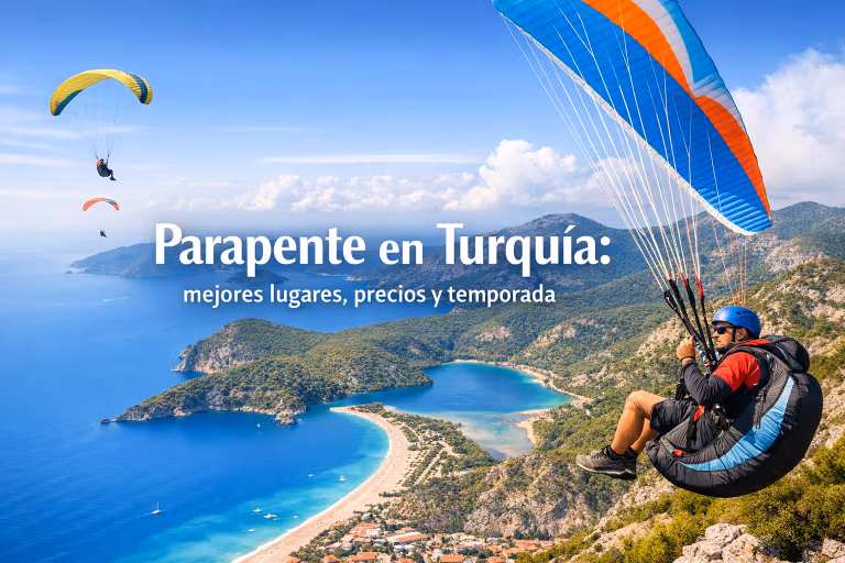 Parapente en Turquía: mejores lugares, precios y temporada