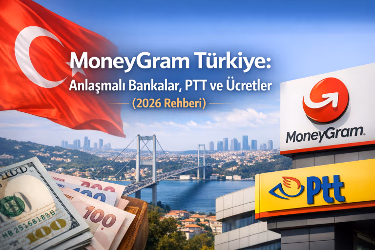 MoneyGram Türkiye: Anlaşmalı Bankalar, PTT ve Ücretler (2026 Rehberi)