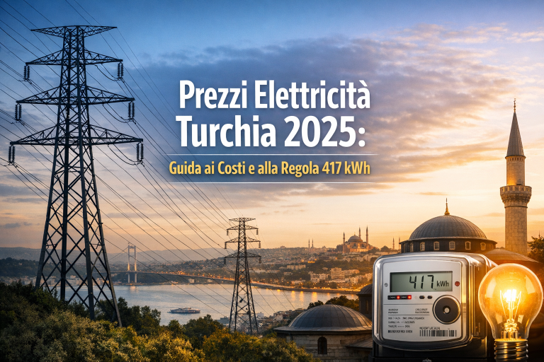 Prezzi Elettricit Turchia 2026: Guida ai Costi e alla Regola 417 kWh