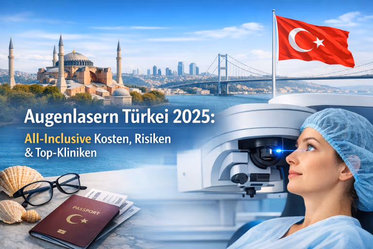 Augenlasern Türkei 2026: All-Inclusive Kosten, Risiken & Top-Kliniken