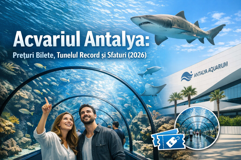 Acvariul Antalya: Prețuri Bilete, Tunelul Record și Sfaturi (2026)
