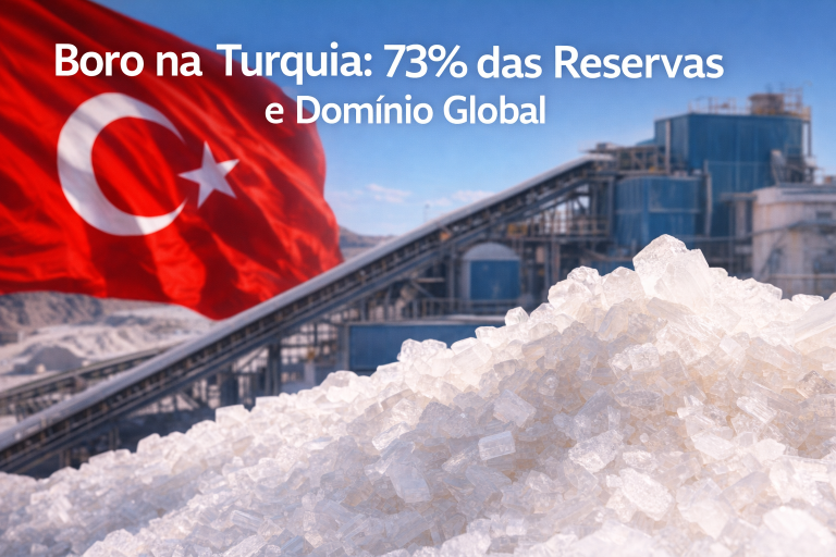 Boro na Turquia: 73% das Reservas e Domínio Global