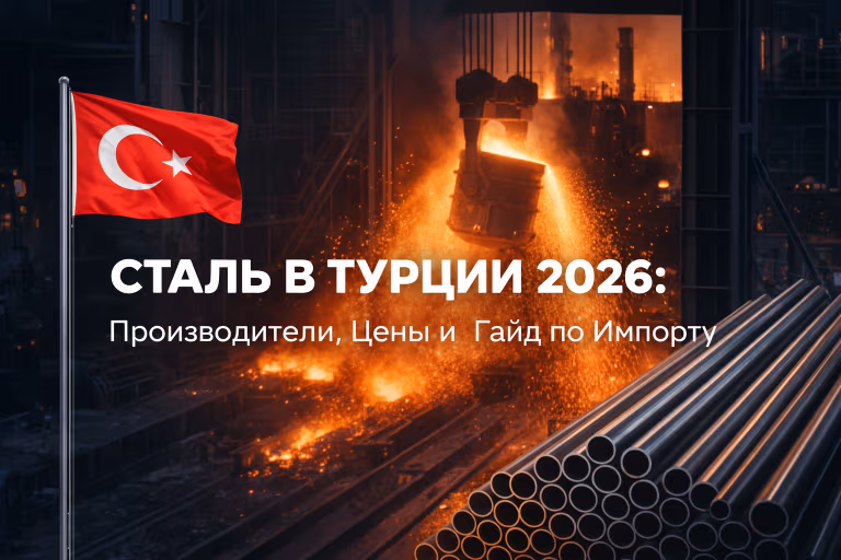 Сталь в Турции 2026: Производители, Цены и Гайд по Импорту