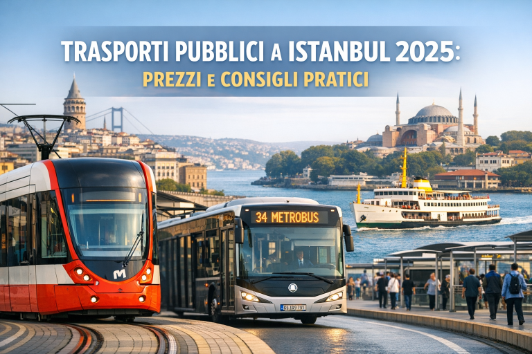 Trasporti Pubblici a Istanbul 2026: Prezzi e Consigli Pratici