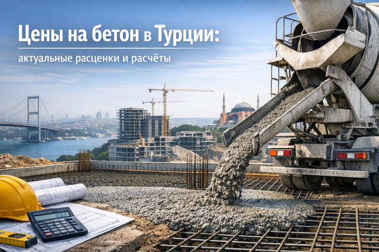 Цены на бетон в Турции: актуальные расценки и расчёты