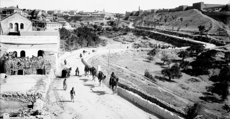 Jerusalem panorama during Ottoman period, 1898-1907