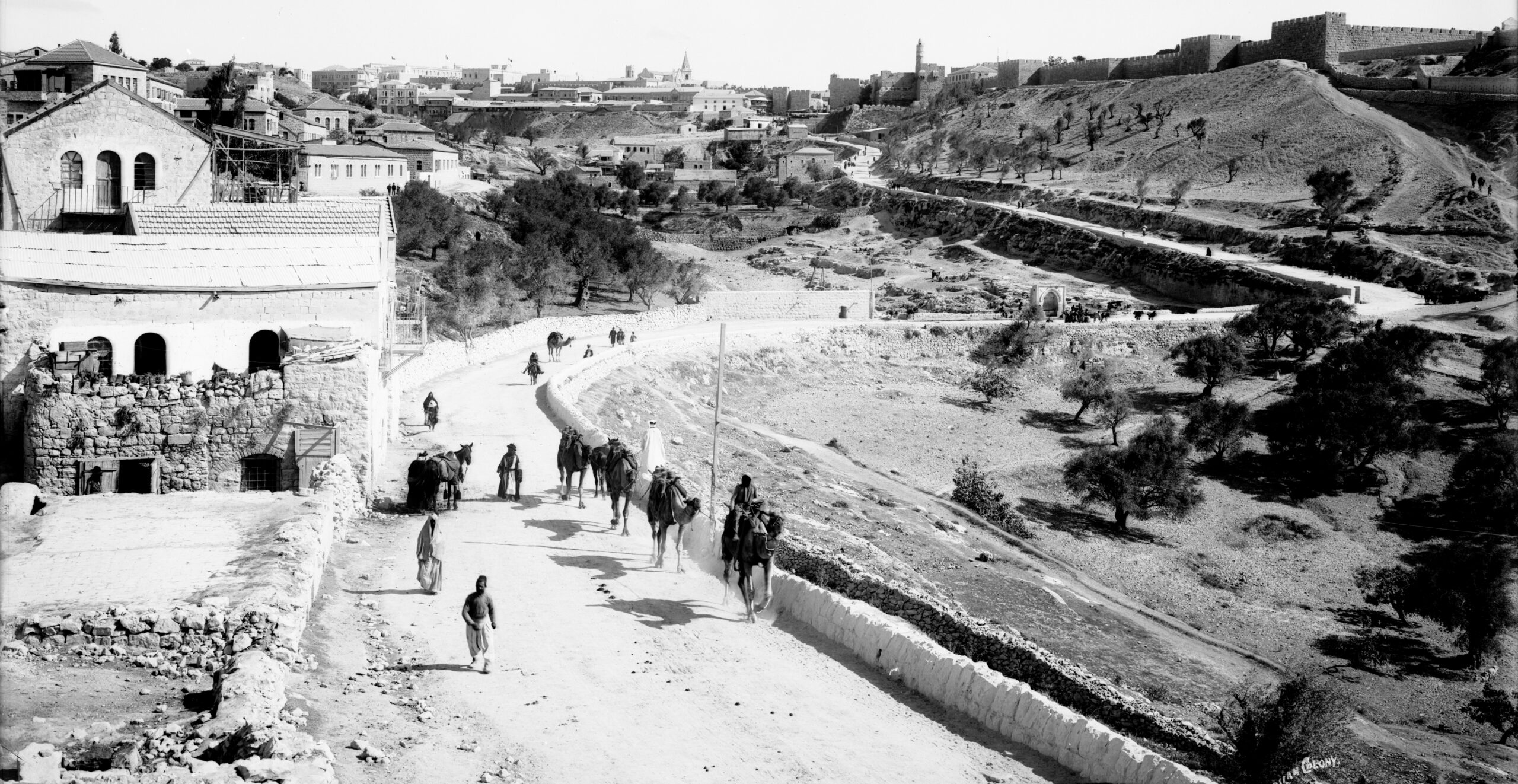 Jerusalem panorama during Ottoman period, 1898-1907