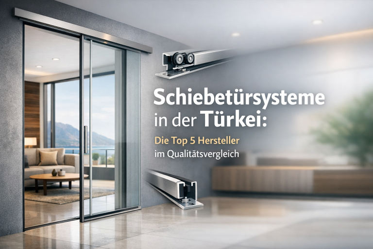 Schiebetürsysteme in der Türkei: Die Top 5 Hersteller im Qualitätsvergleich