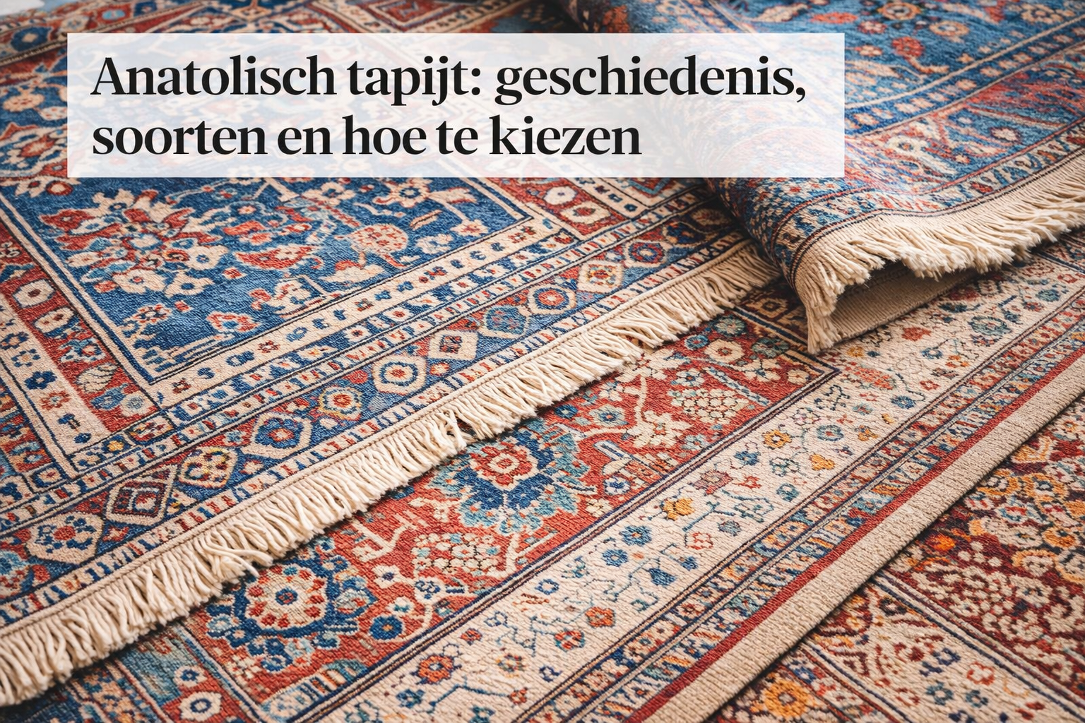 Anatolisch tapijt: geschiedenis, soorten en hoe te kiezen