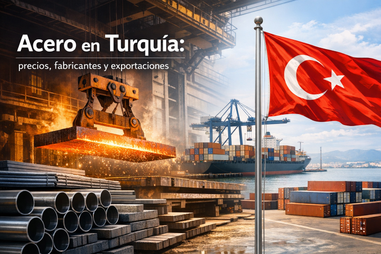 Acero en Turquía: precios, fabricantes y exportaciones