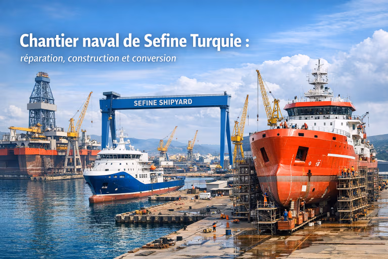 Chantier naval de Sefine Turquie : réparation, construction et conversion