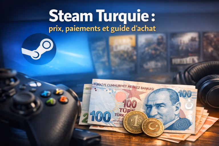 Steam Turquie : prix, paiements et guide d’achat