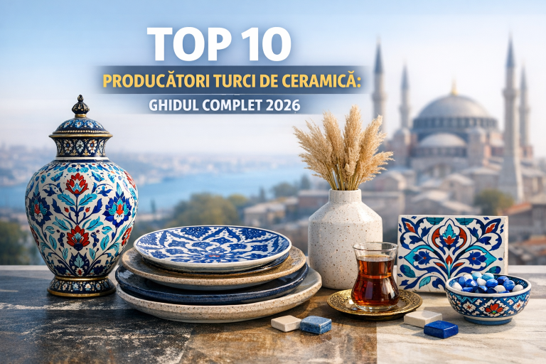 Top 10 Producători Turci de Ceramică: Ghidul Complet 2026
