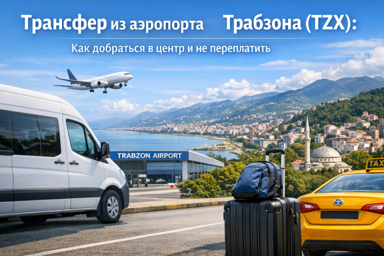 Трансфер из аэропорта Трабзона (TZX): Как добраться в цен