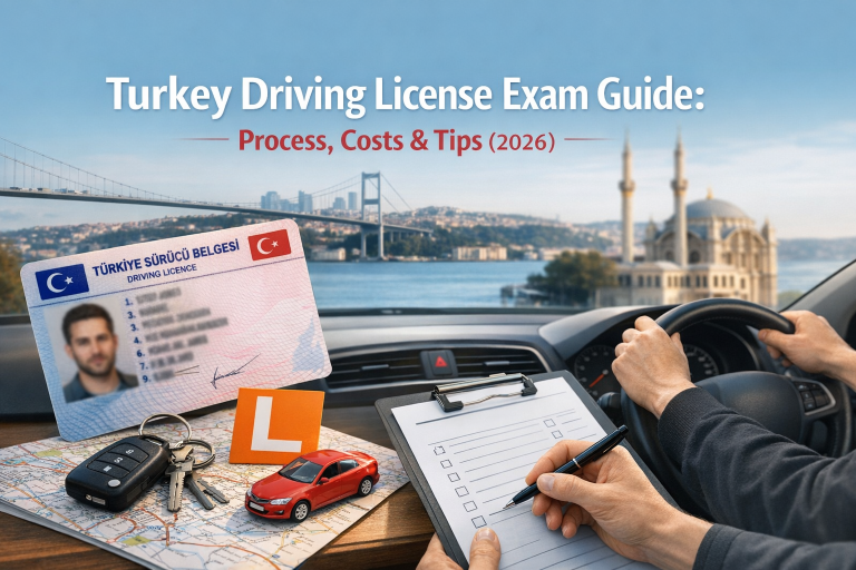 Turkey Driving License Exam Guide: Process, Costs & Tips (2026)